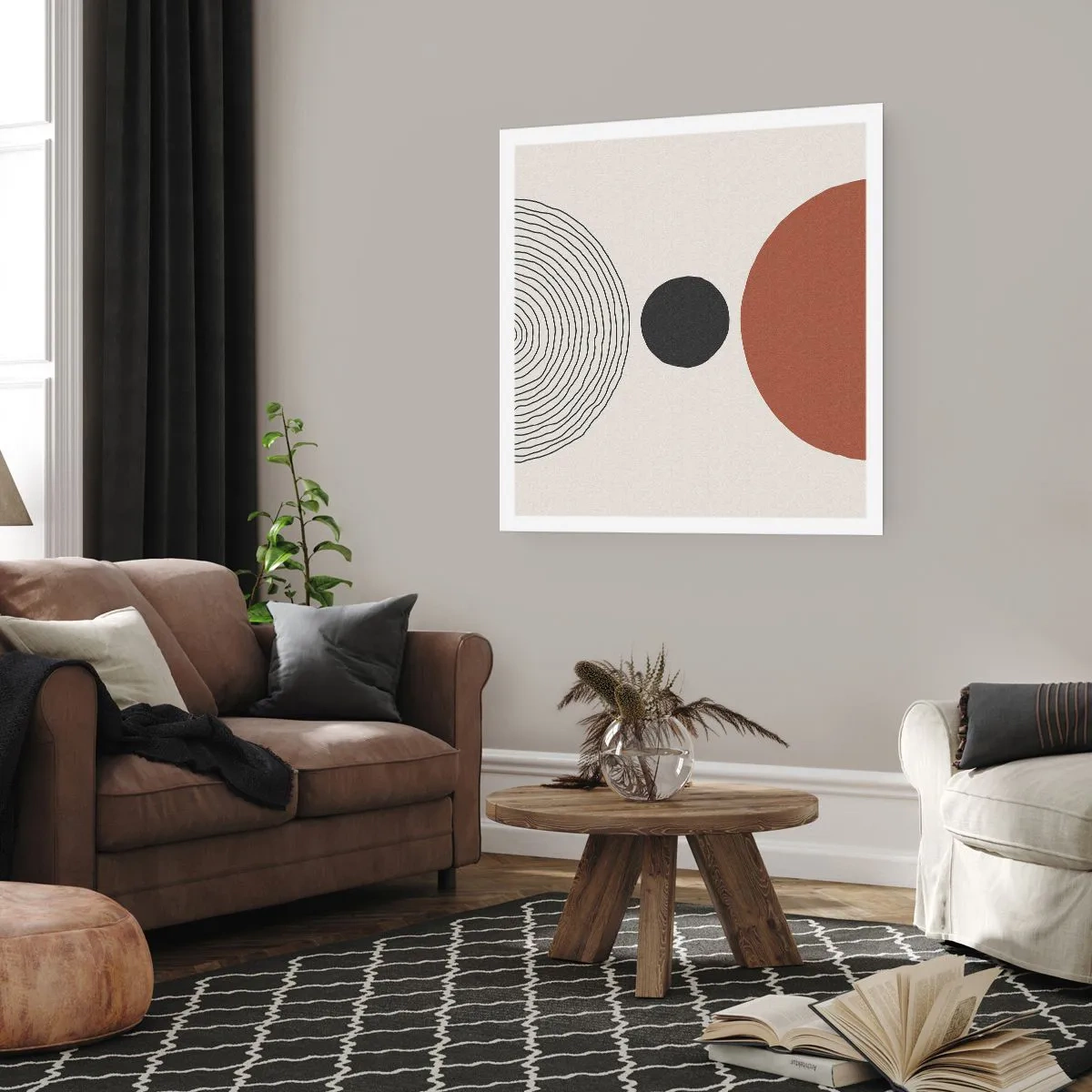 Poster - Al centro dell'attenzione - 60x60 cm
