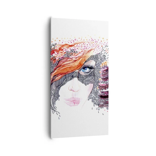 Quadro su tela - Stampe su Tela - Con lei ogni giorno è festa - 65x120 cm