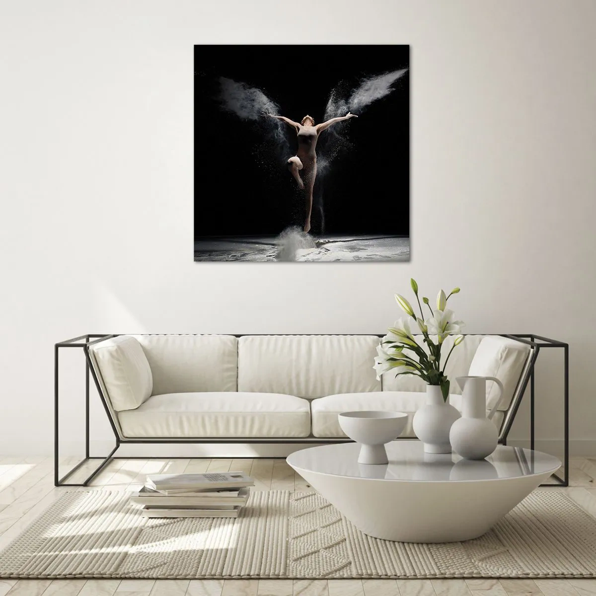 Quadro su vetro - Gli elfi esistono - 50x50 cm