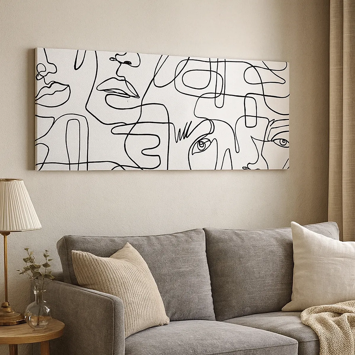 Quadro su tela - Stampe su Tela - Emozioni intrecciate - 30x30 cm