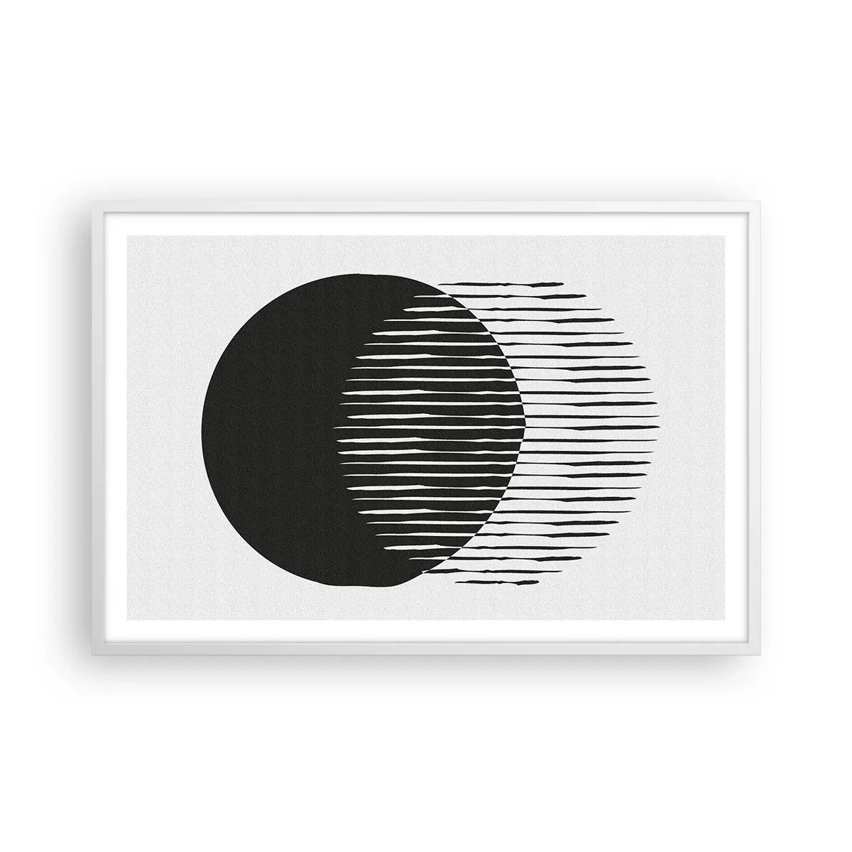Poster in cornice bianca - Il suo alter ego - 91x61 cm