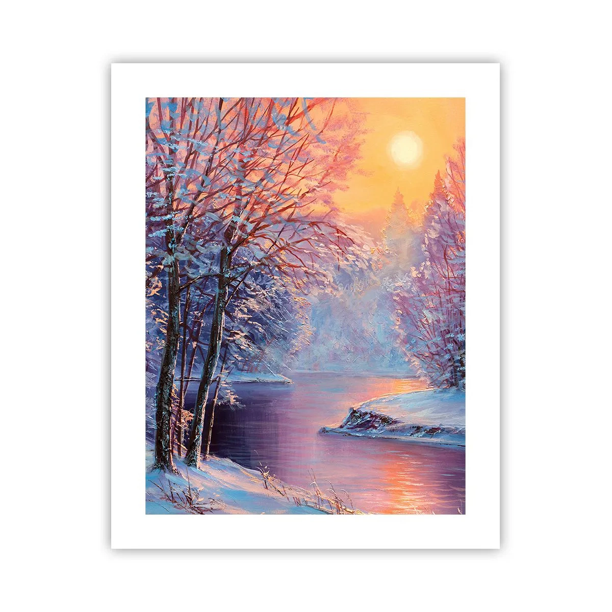 Poster - I colori dell'inverno - 40x50 cm