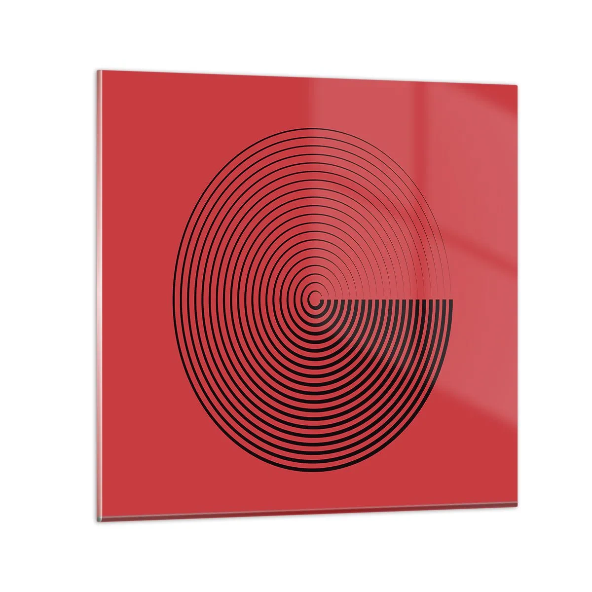 Quadro su vetro - Movimento circolare - 40x40 cm