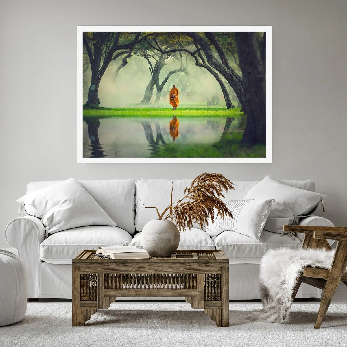 Poster - In cammino verso l'illuminazione - 50x40 cm