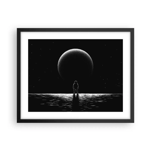 Poster in cornice nera - Faccia a faccia - 50x40 cm