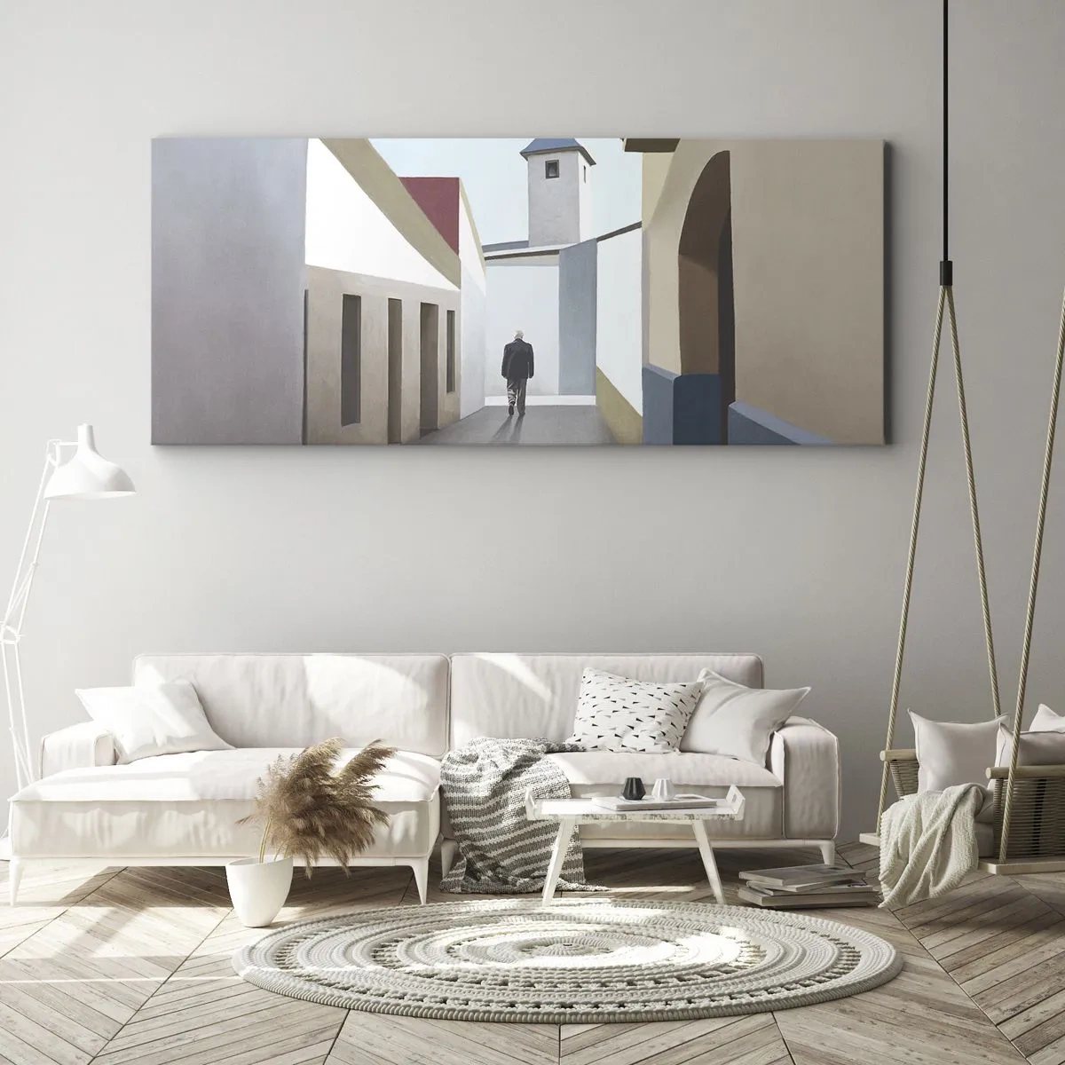 Quadro su tela - Stampe su Tela - Passeggiata assolata - 100x40 cm