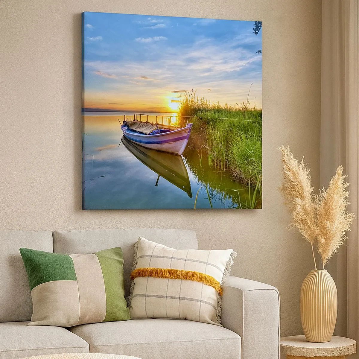 Quadro su tela - Stampe su Tela - L'insenatura dei sogni realizzati - 30x30 cm