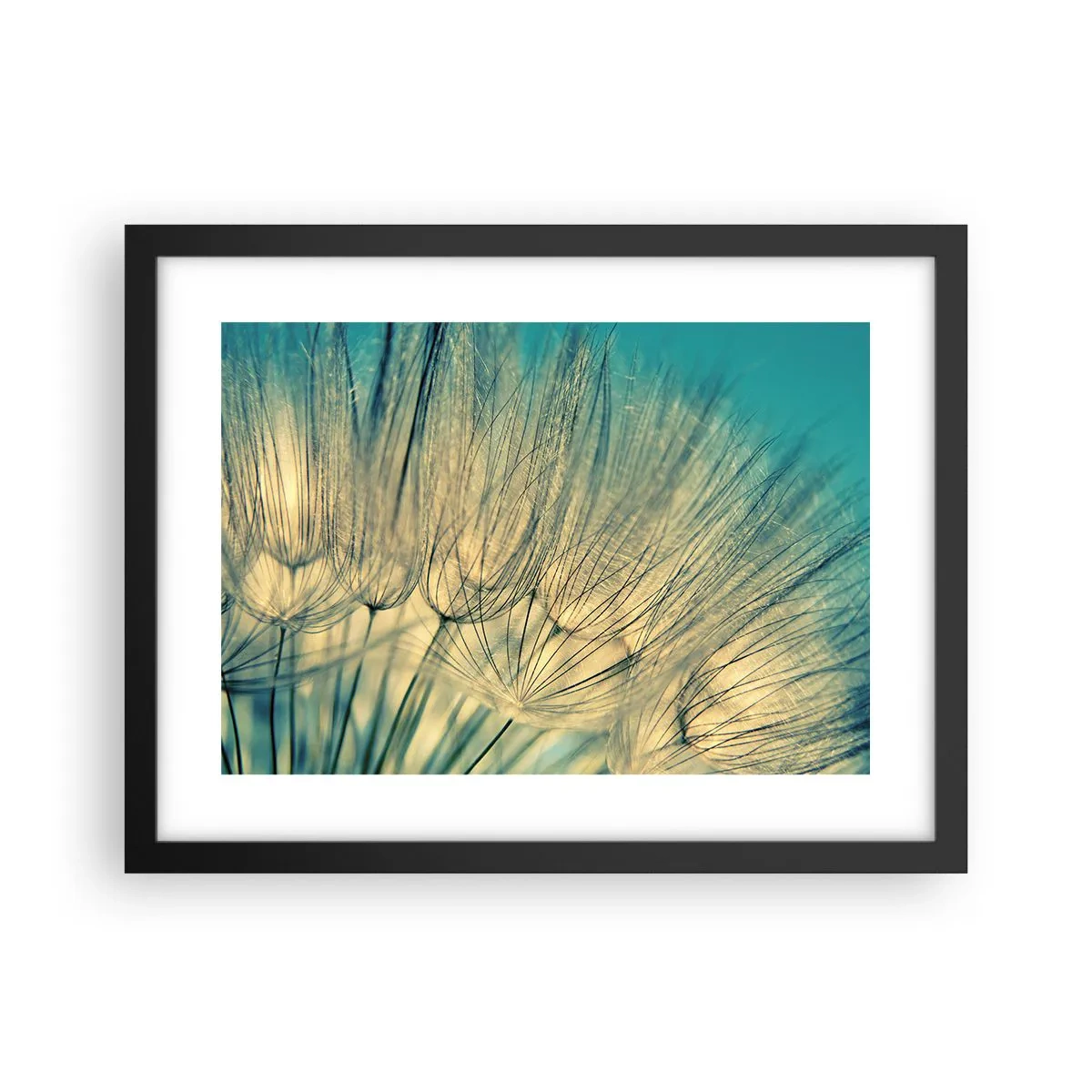 Poster in cornice nera - Aspettando il vento - 40x30 cm