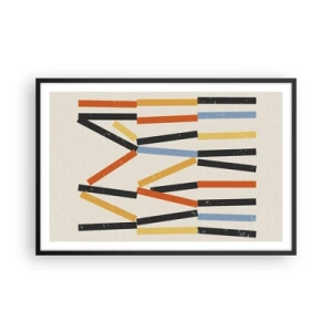 Poster in cornice nera - Composizione orizzontale - 91x61 cm