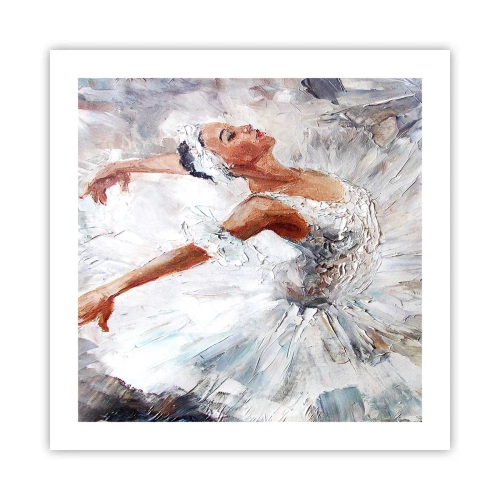 Poster - Delicata e leggera come il tulle - 50x50 cm