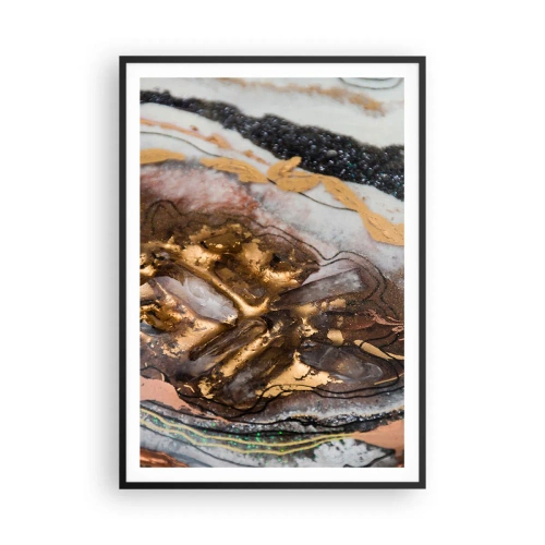 Poster in cornice nera - L'elemento della terra - 70x100 cm