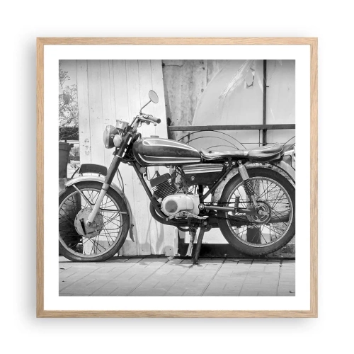 Poster in cornice rovere chiaro - La classicità sopra a tutto - 60x60 cm