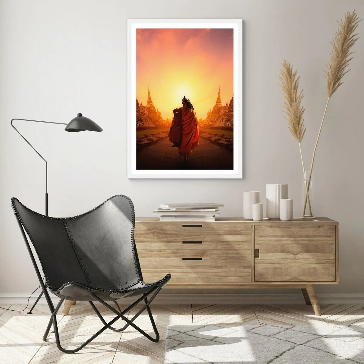 Poster in cornice bianca - In pace per l'eternità - 40x50 cm