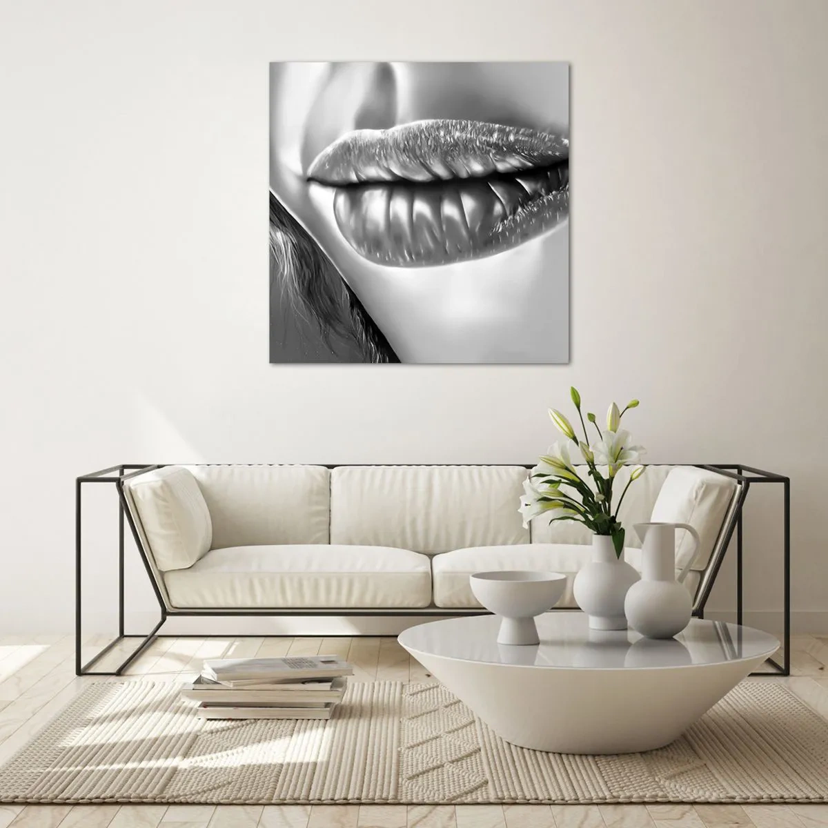 Quadro su vetro - So quello che pensi - 60x60 cm