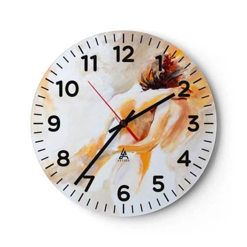 Orologio da parete - Orologio in Vetro - Nel cielo dell'intimità - 30x30 cm