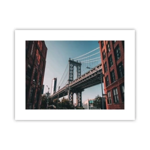 Poster - Sopra le onde della città - 40x30 cm