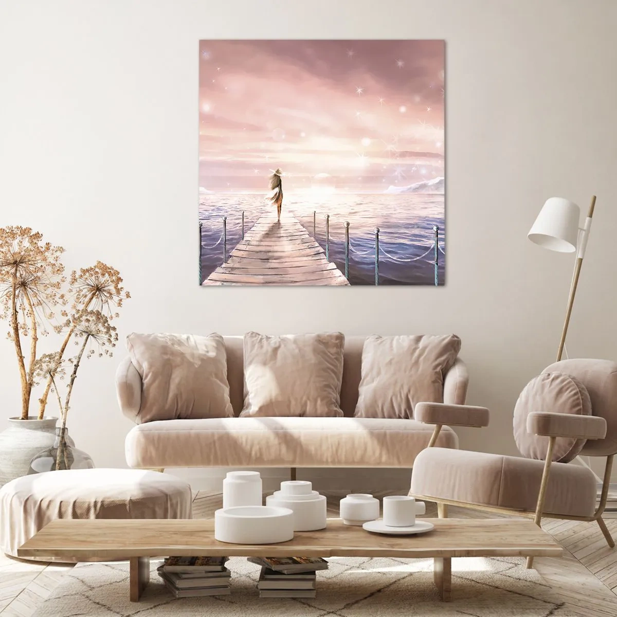 Quadro su tela - Stampe su Tela - Alla luce del sogno - 60x60 cm