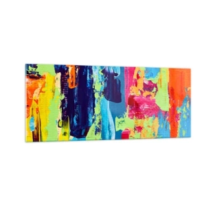 Quadro su vetro - La vita è bella! - 100x40 cm