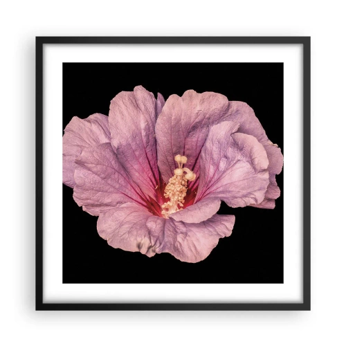 Poster in cornice nera - Dritto al cuore - 50x50 cm