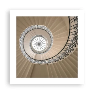 Poster - Al centro della chiocciola - 40x40 cm