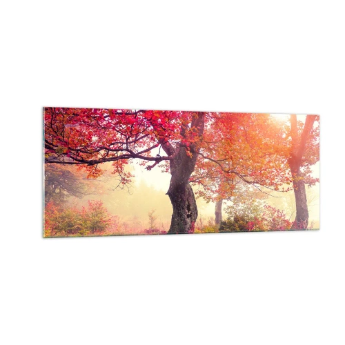 Quadro su vetro - L'esplosione della fioritura - 100x40 cm