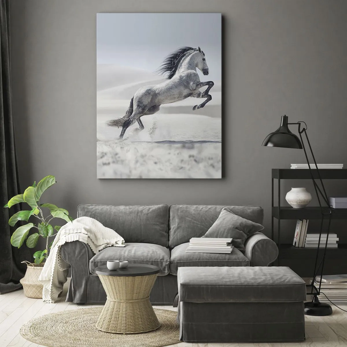 Quadro su tela - Stampe su Tela - Il principe arabo - 55x100 cm