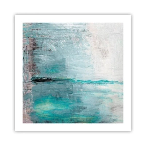 Poster - Orizzonte nel blu - 50x50 cm