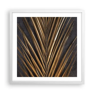 Poster in cornice bianca - L'oro dei tropici - 50x50 cm