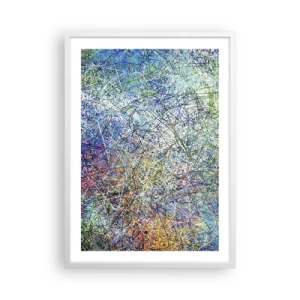 Poster in cornice bianca - Non è cosi semplice - 50x70 cm
