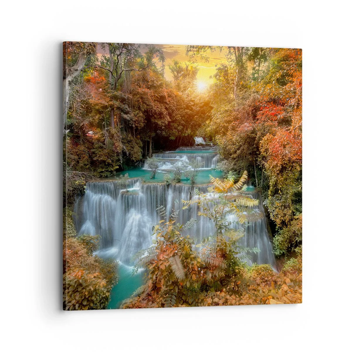 Quadro su tela - Stampe su Tela - Il tesoro nascosto nel bosco - 70x70 cm