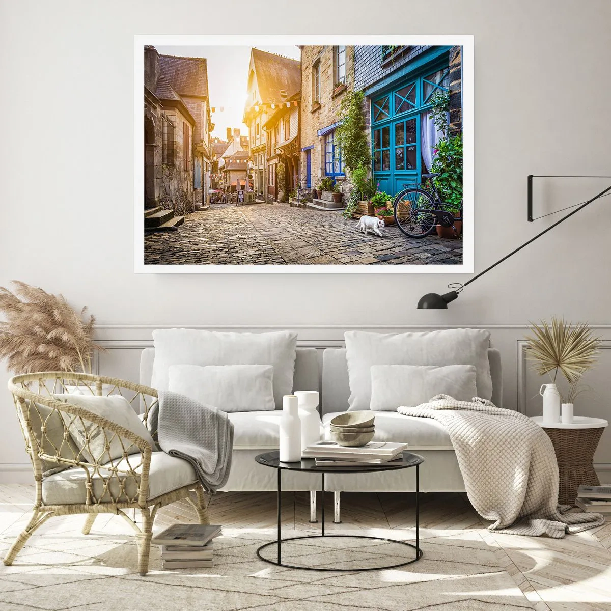 Poster - Lo spirito bianco della cittadina - 50x40 cm