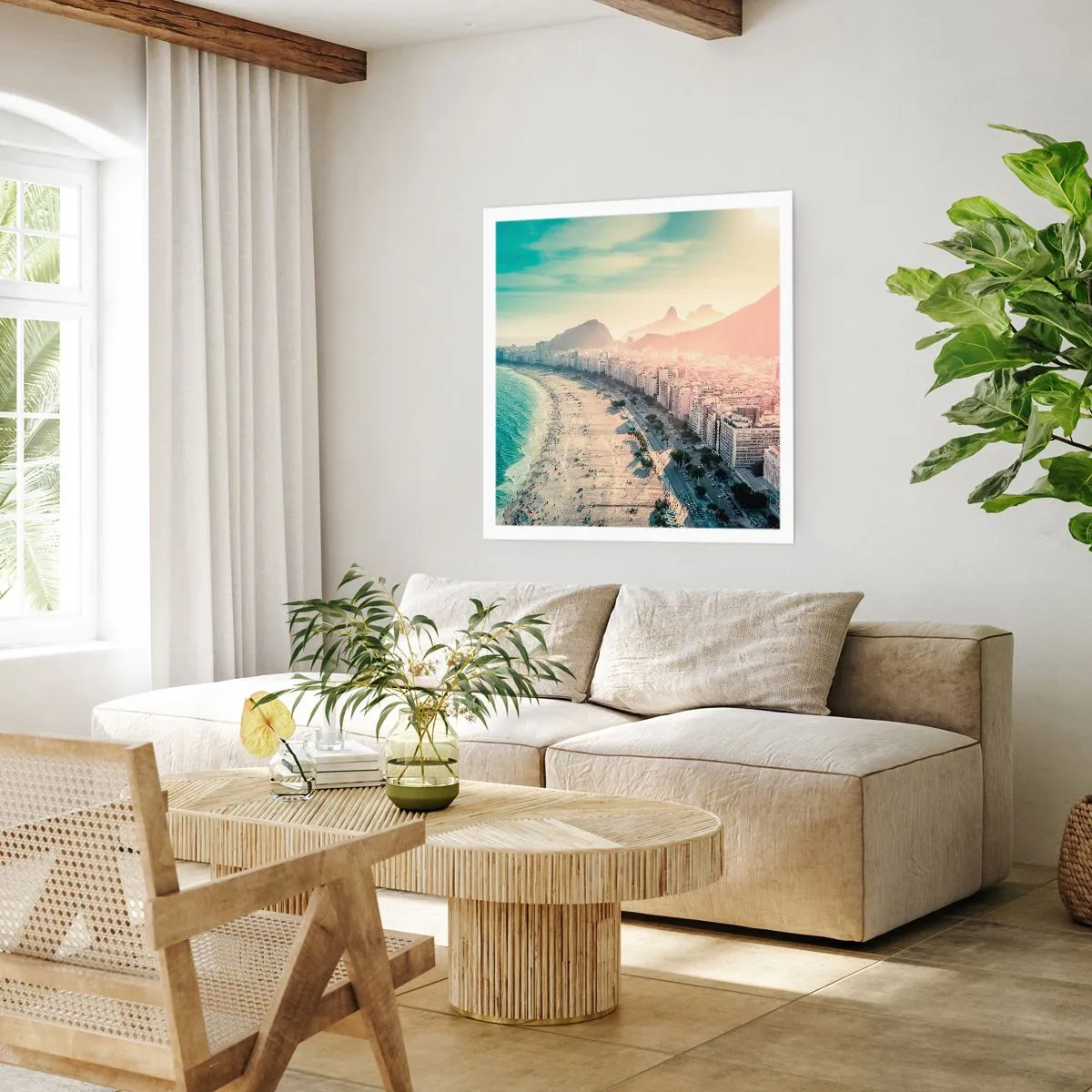 Poster - Vacanze senza fine a Rio - 40x40 cm