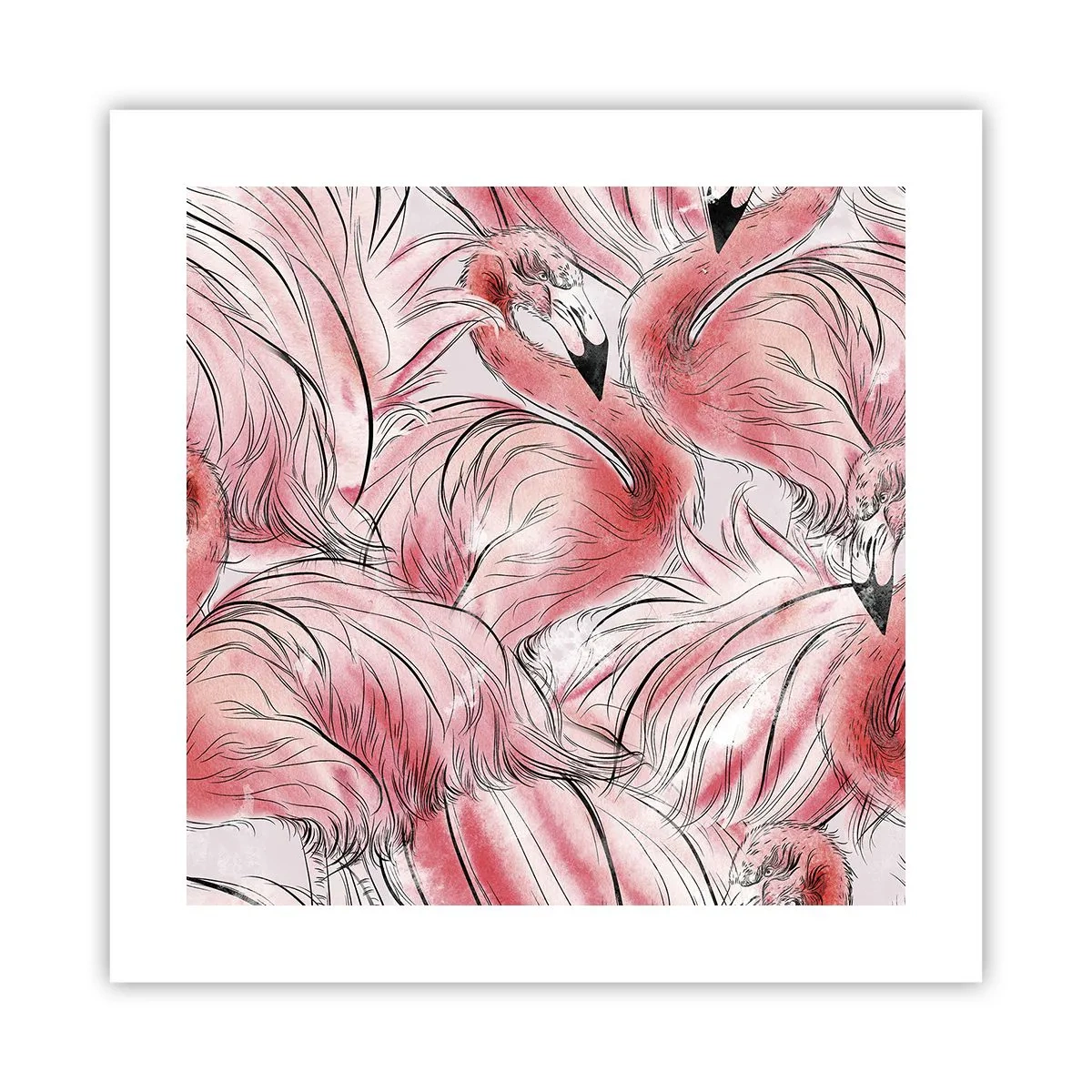 Poster - Corpo di ballo alato - 40x40 cm