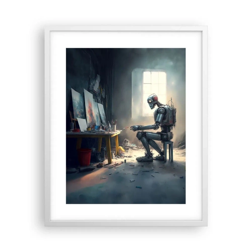 Poster in cornice bianca - Atto creativo - 40x50 cm