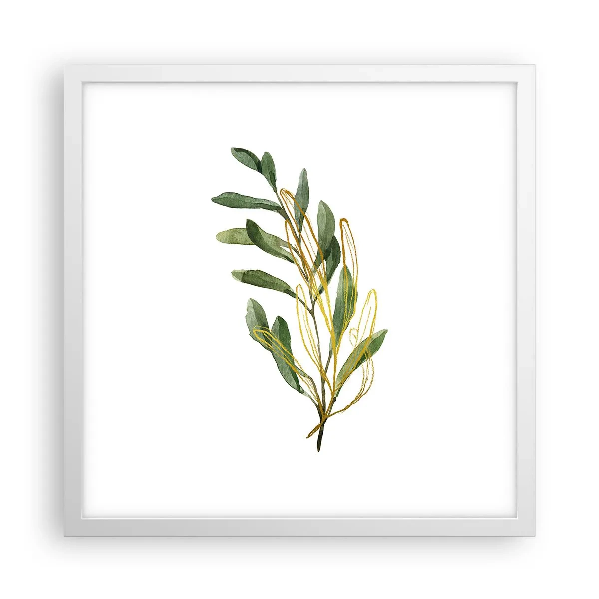 Poster in cornice bianca - Tutto ciò che è buono - 40x40 cm