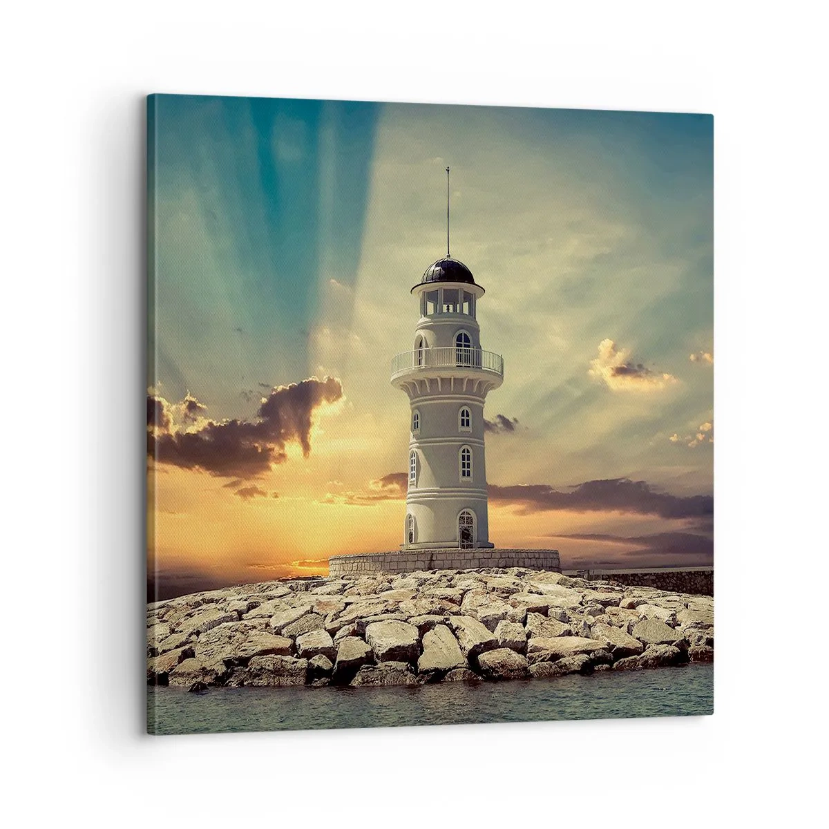 Quadro su tela - Stampe su Tela - Luce - Bontà - Bellezza - 60x60 cm