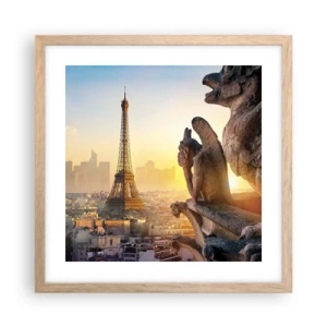 Poster in cornice rovere chiaro - Tante cose sono cambiate... - 40x40 cm