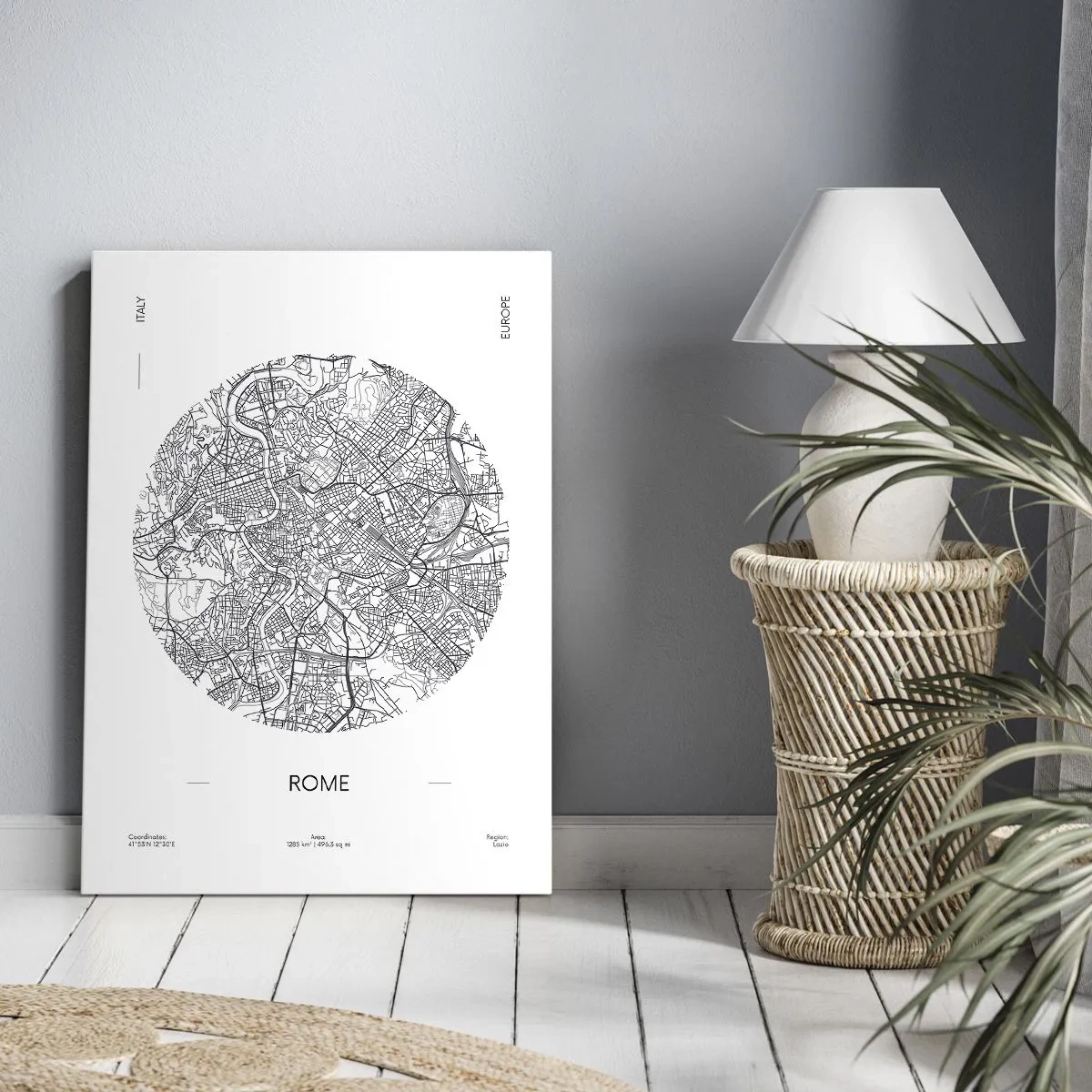 Quadro su tela - Stampe su Tela - Anatomia di Roma - 45x80 cm