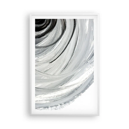 Poster in cornice bianca - Composizione orbitale - 61x91 cm