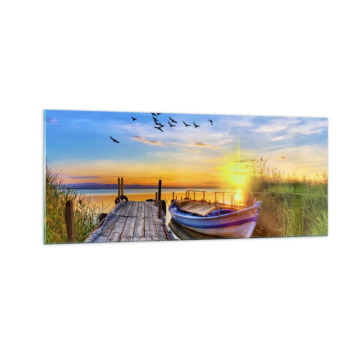 Quadro su vetro - A domani - 100x40 cm