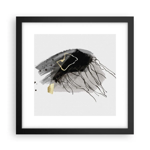 Poster in cornice nera - In nero e in oro - 30x30 cm