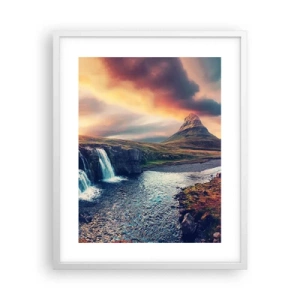 Poster in cornice bianca - Nella maestà della natura - 40x50 cm