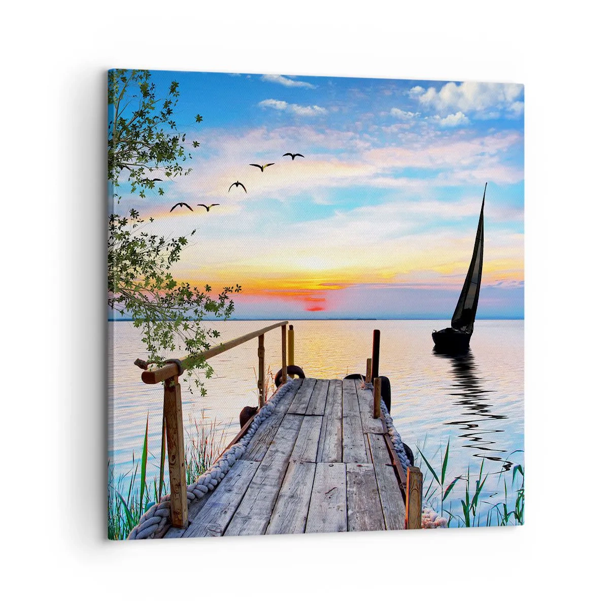 Quadro su tela - Stampe su Tela - Buona sera - 60x60 cm