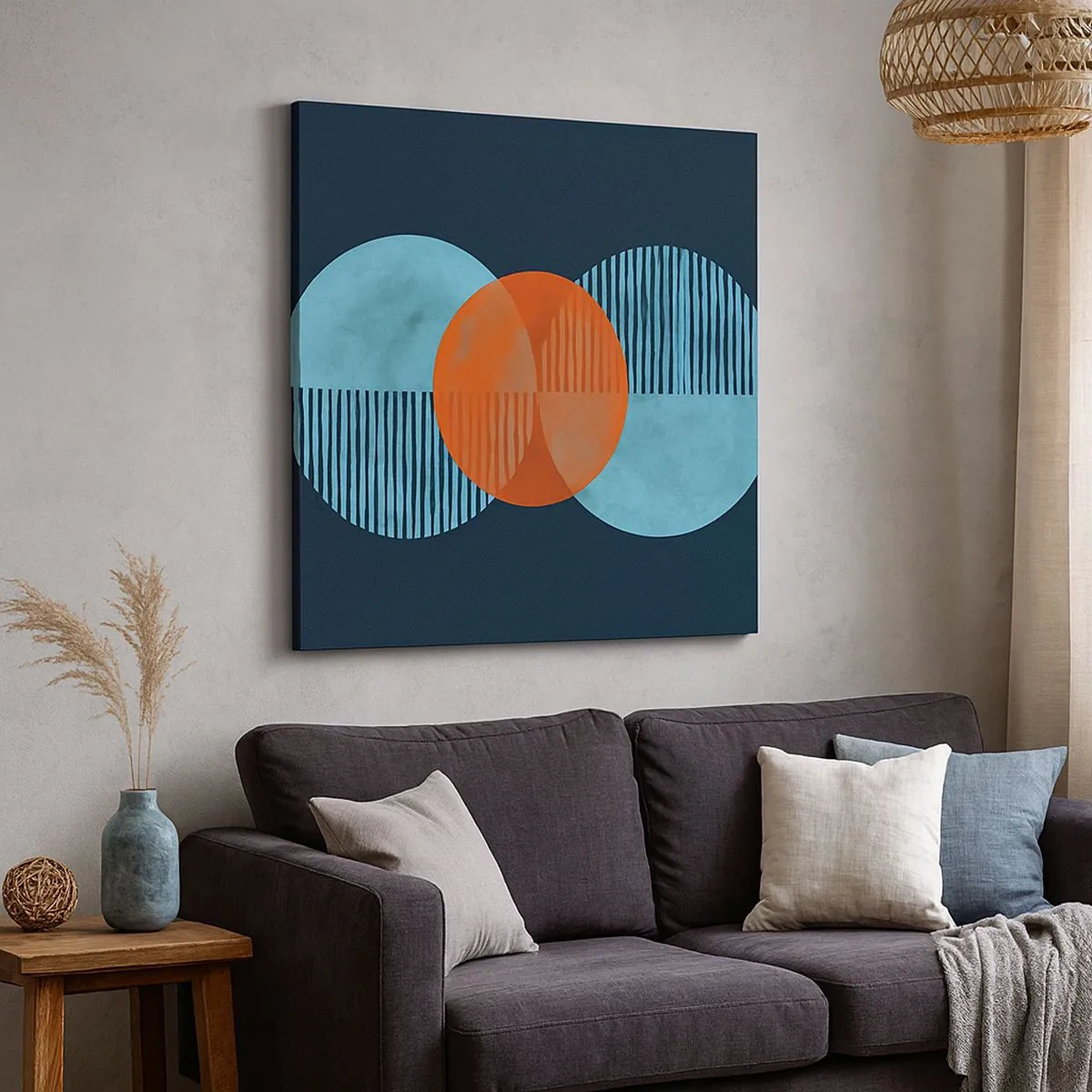 Quadro su tela - Stampe su Tela - Composizione simmetrica - 30x30 cm