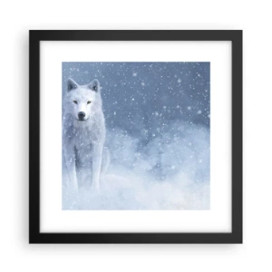 Poster in cornice nera - Nello spirito dell'inverno - 30x30 cm