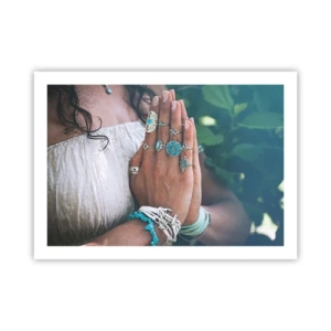 Poster - Benvenuto al centro dell'essere - 70x50 cm