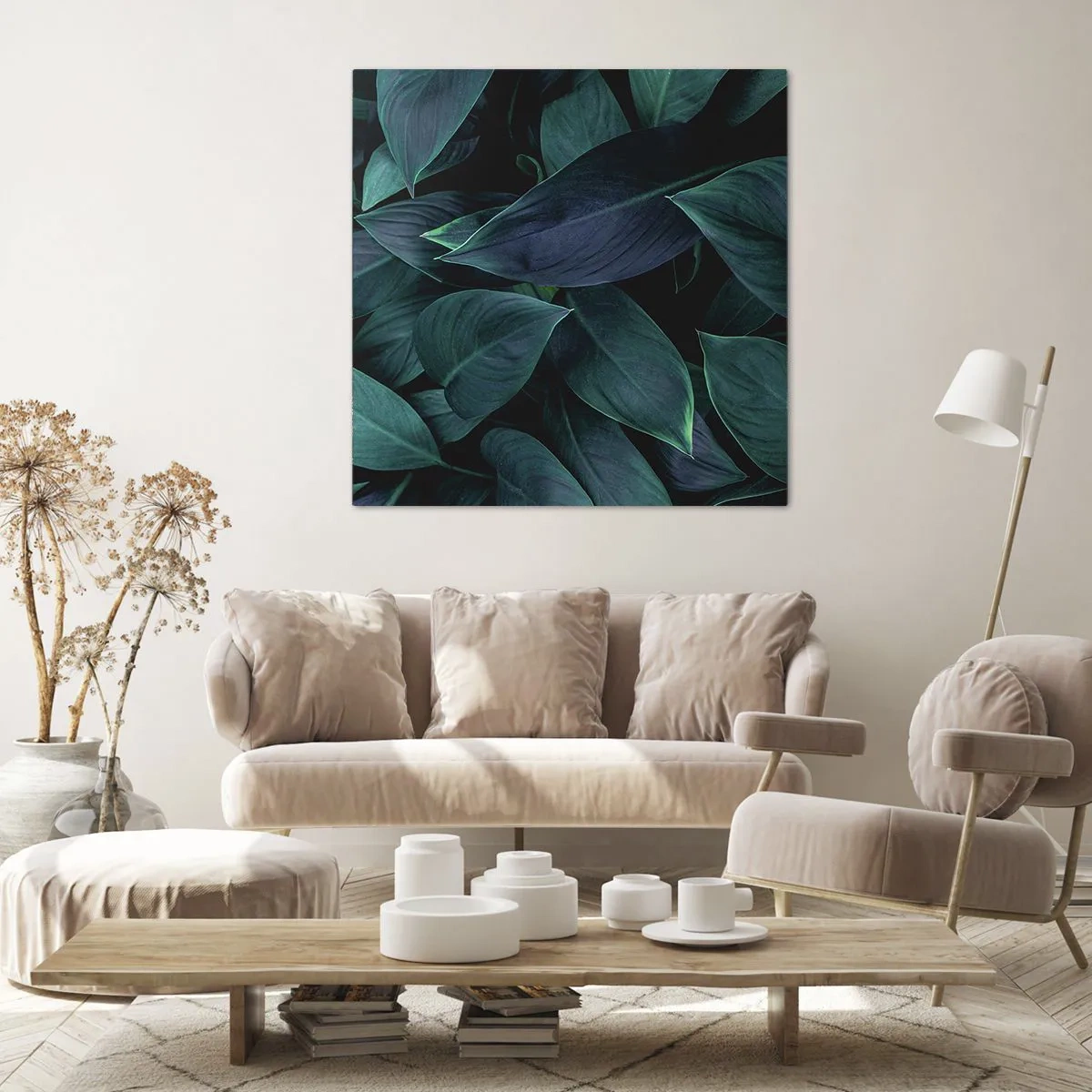Quadro su tela - Stampe su Tela - Il verde puro - 30x30 cm