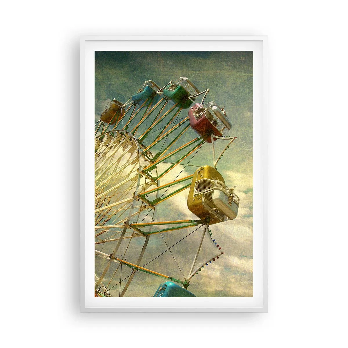 Poster in cornice bianca - Il divertimento comincia... - 61x91 cm
