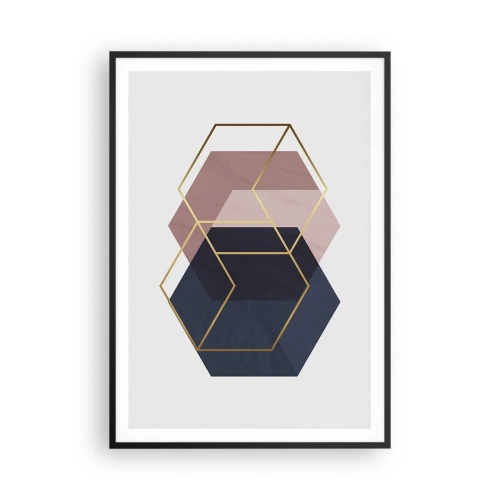 Poster in cornice nera - La forza della semplicità - 70x100 cm