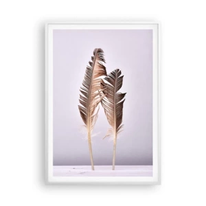 Poster in cornice bianca - Contro il nulla - 70x100 cm